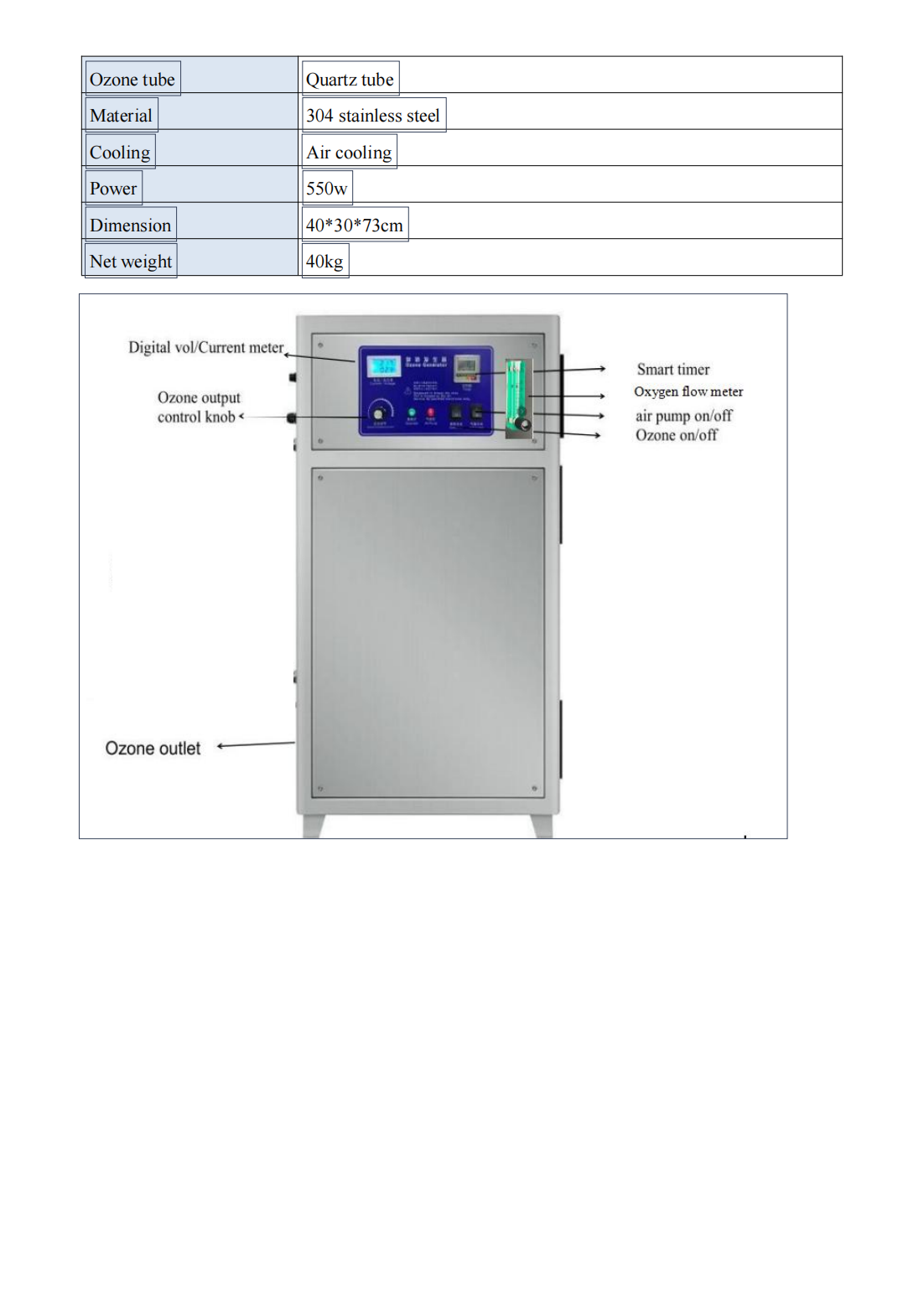 ZCO-5G(1)_01Ozone Generator ZCO-5G(1)_01Ozone Generator